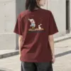 "Autumn Wanderings" Heavyweight Unisex Crewneck T-shirt | Gildan 5000
