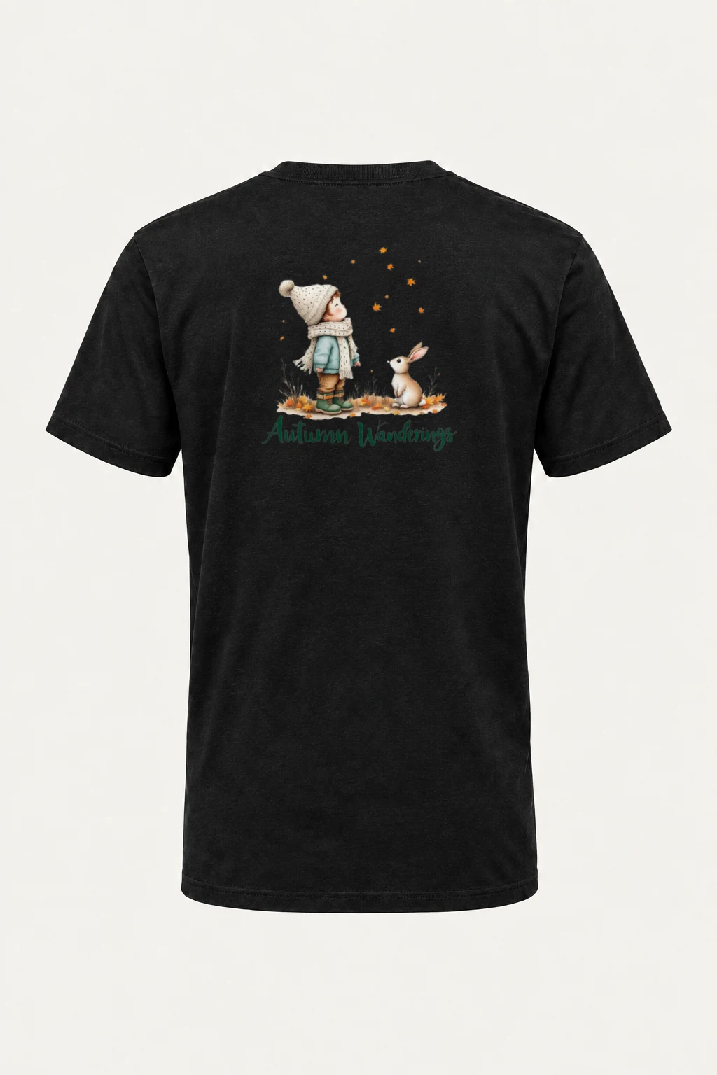 "Autumn Wanderings" Heavyweight Unisex Crewneck T-shirt | Gildan 5000