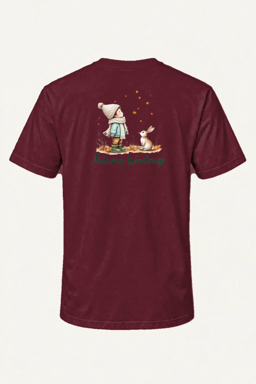 "Autumn Wanderings" Heavyweight Unisex Crewneck T-shirt | Gildan 5000