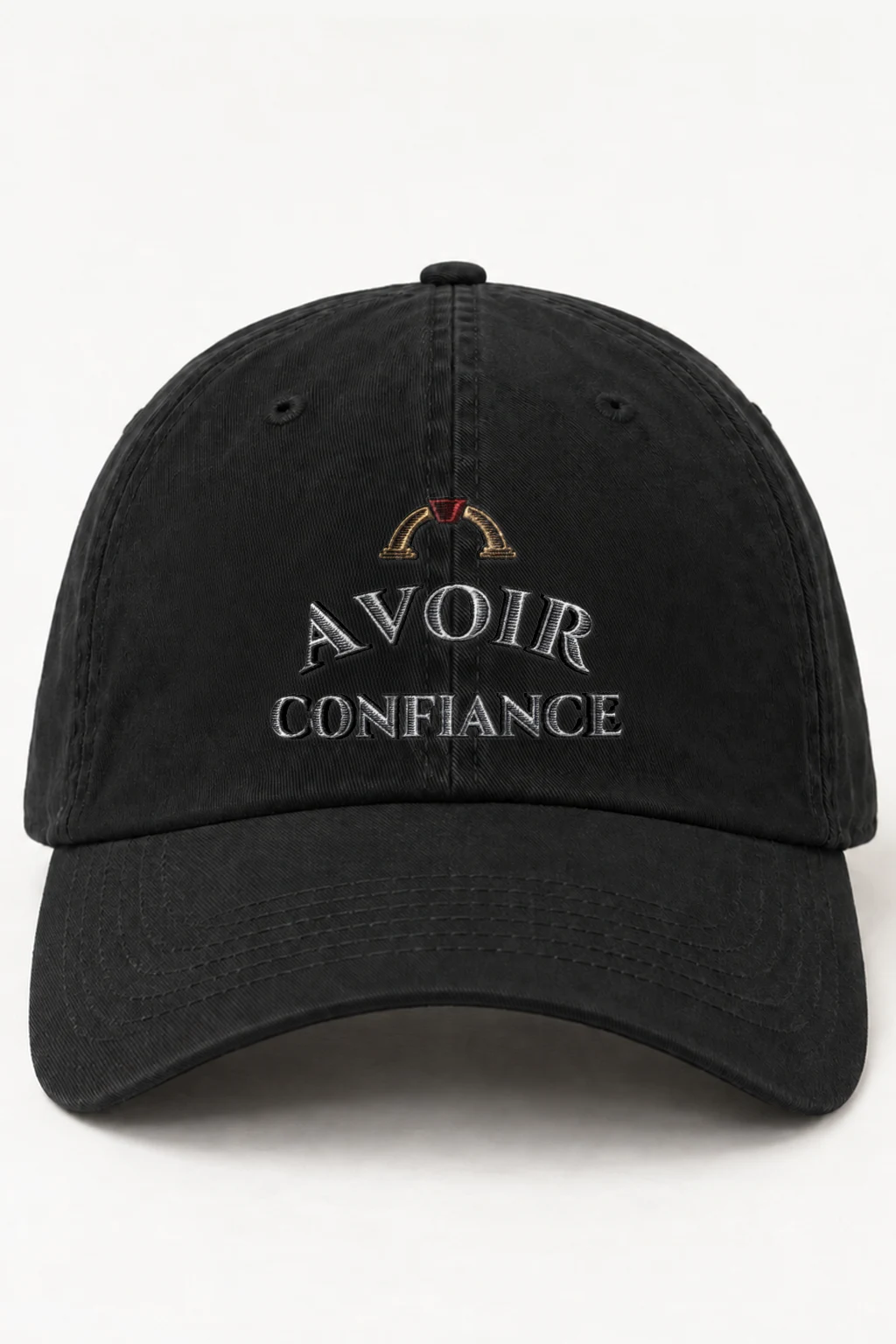 "Avoir Confiance" Classic Dad Hat · Embroidered | Yupoong 6245CM