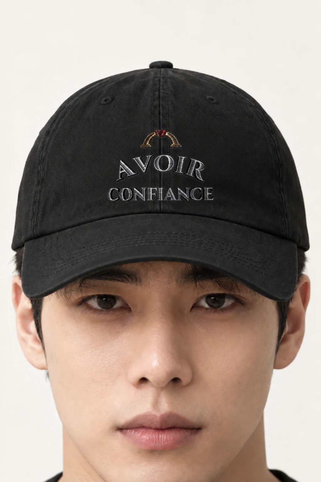 "Avoir Confiance" Classic Dad Hat · Embroidered | Yupoong 6245CM