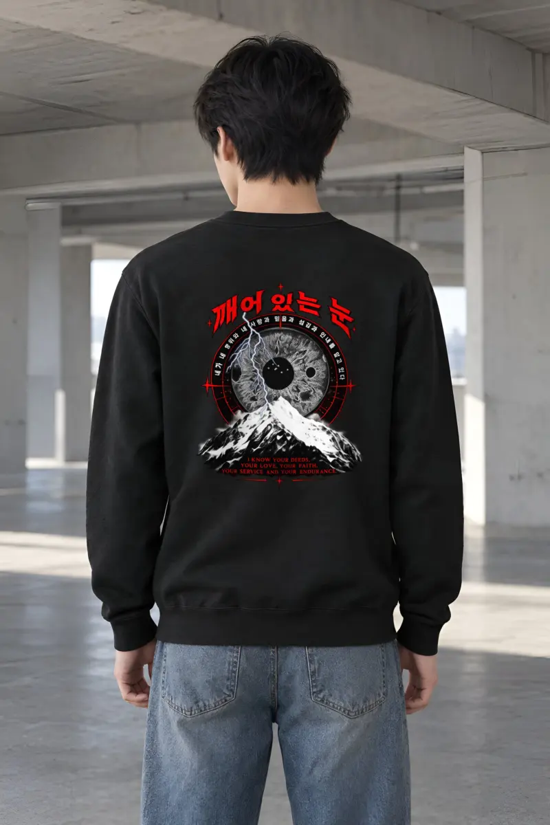 "Awake Eye" Heavy Blend Unisex Crewneck Sweatshirt