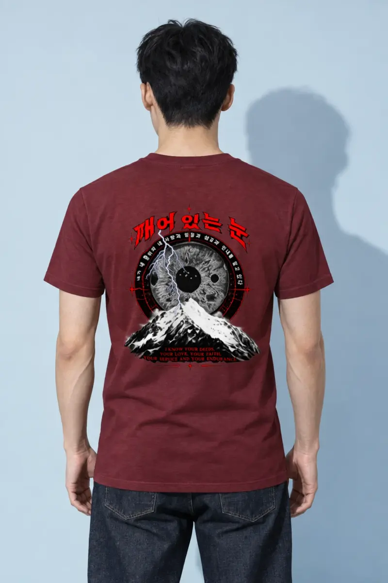 "Awakened Eye" Heavyweight Unisex Crewneck T-shirt