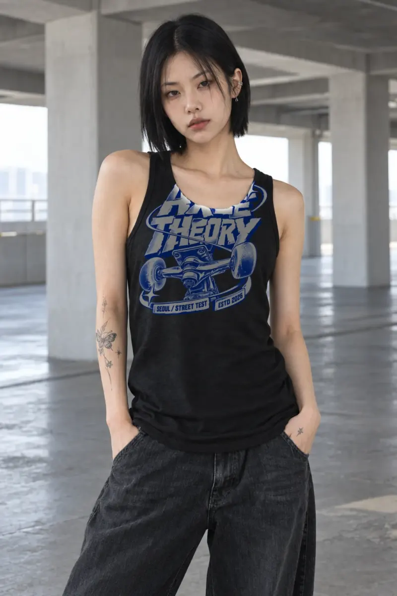 "Axle Theory Seoul" Unisex Jersey Tank