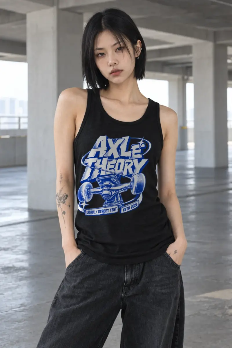 "Axle Theory Seoul" Unisex Jersey Tank
