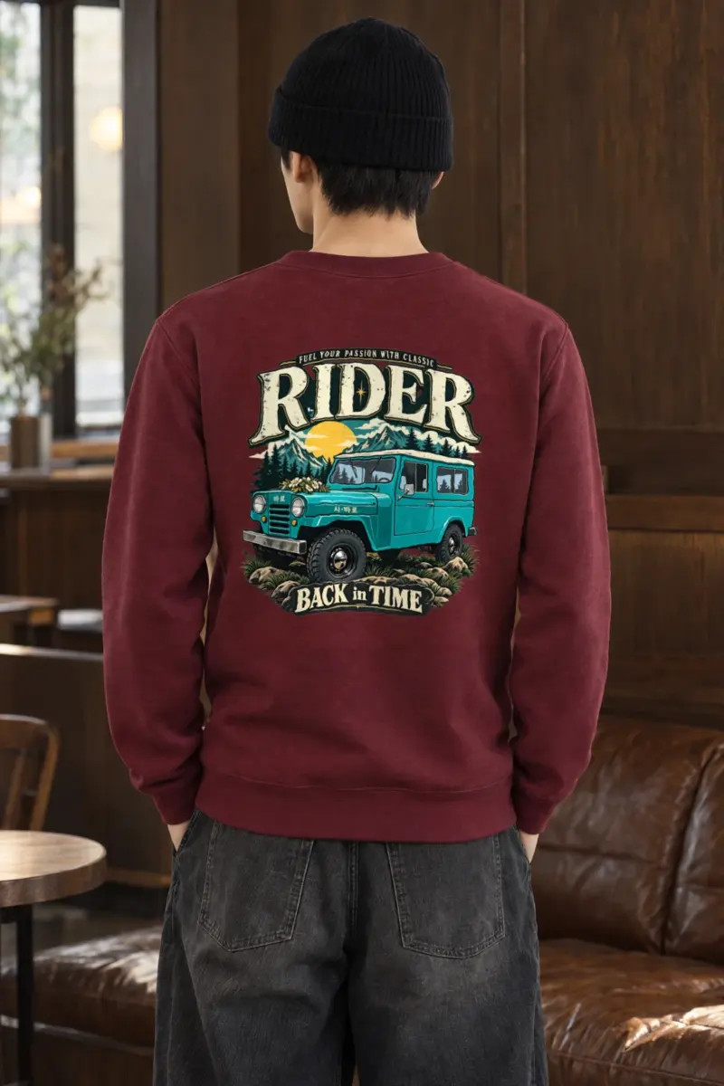 "Back In Time" Heavy Blend Unisex Crewneck Sweatshirt