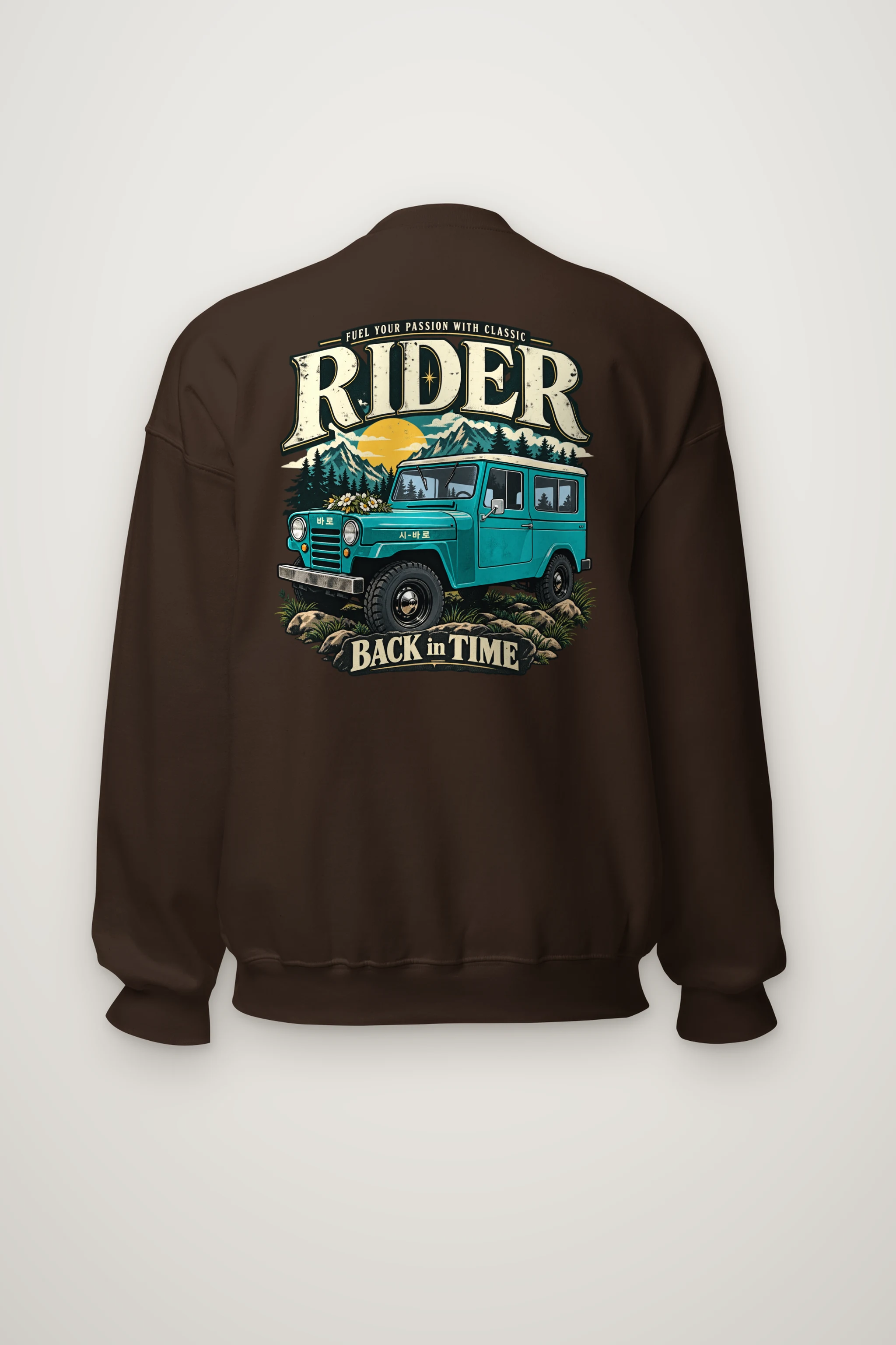"Back In Time" Heavy Blend Unisex Crewneck Sweatshirt