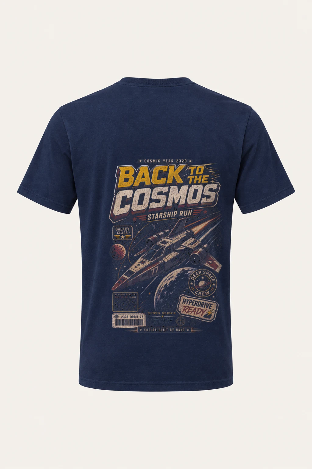 "Back To Comets Ready" Heavyweight Unisex Crewneck T-shirt | Gildan 5000