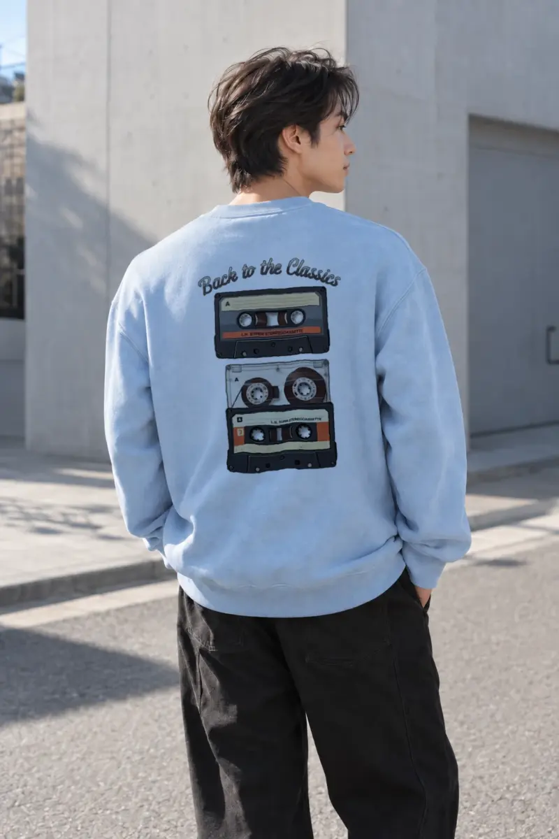 "Back to the Classics" Heavy Blend Unisex Crewneck Sweatshirt | Gildan 18000