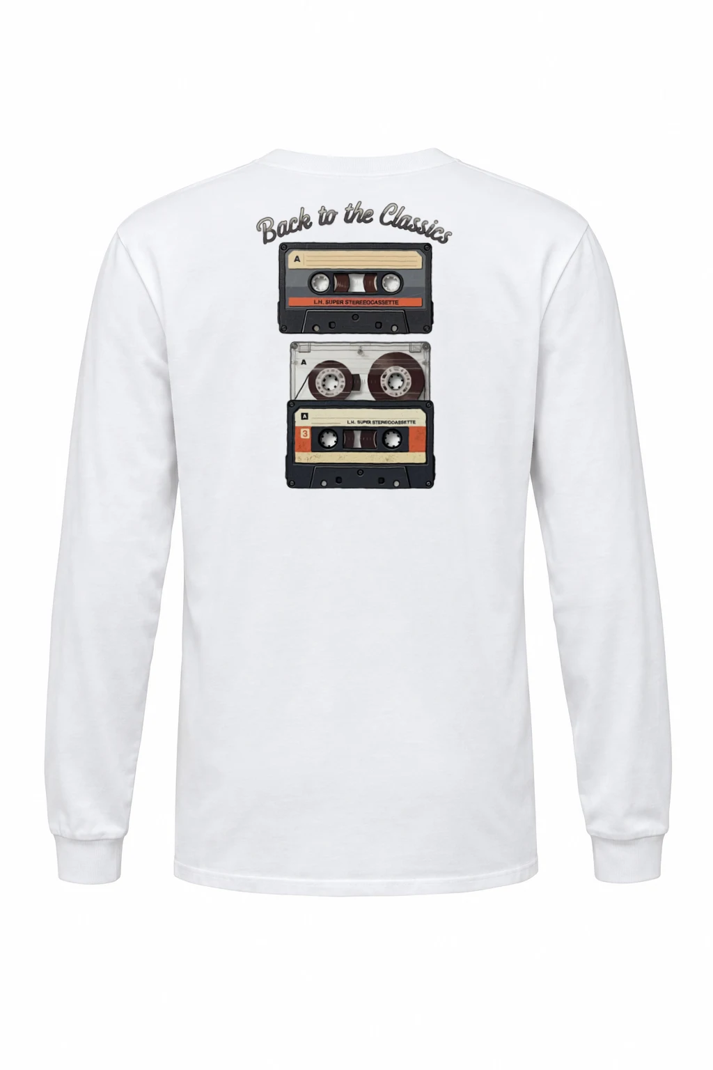"Back To The Classics" Unisex Longsleeve T-shirt | Gildan 2400
