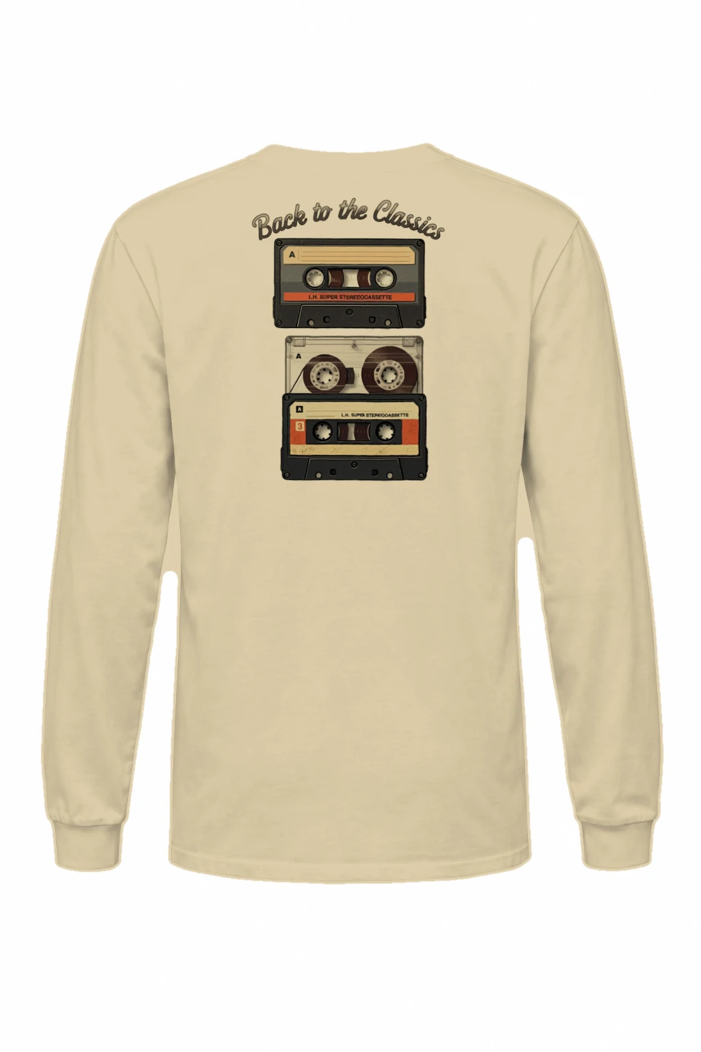 "Back To The Classics" Unisex Longsleeve T-shirt | Gildan 2400
