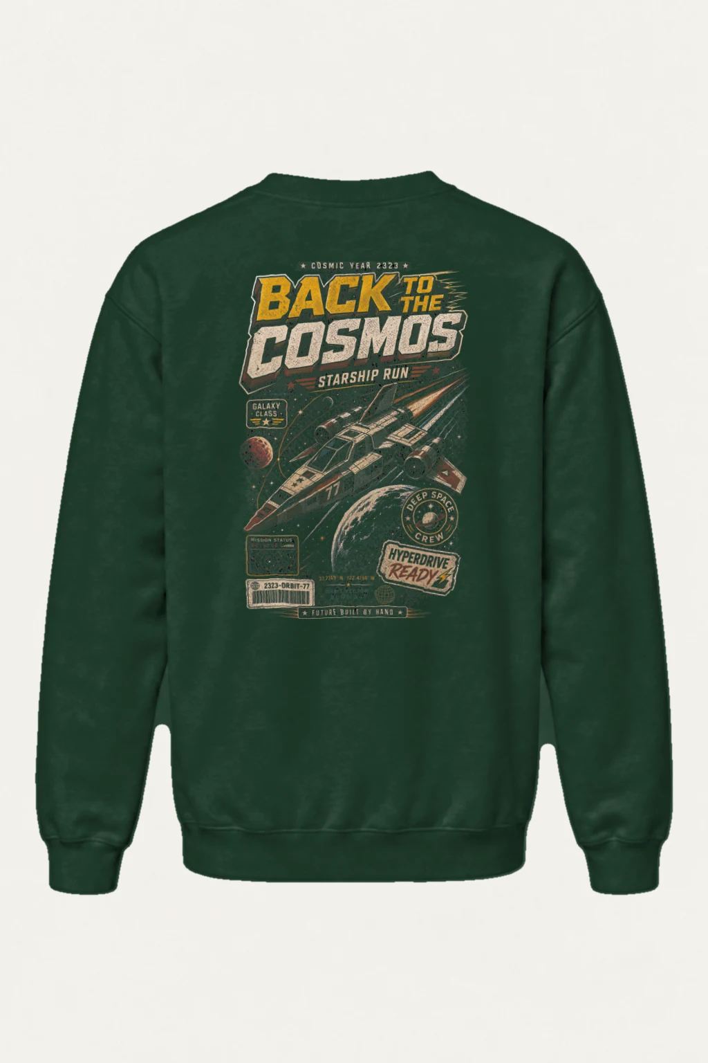 "Back To The Future Ready" Heavy Blend Unisex Crewneck Sweatshirt | Gildan 18000
