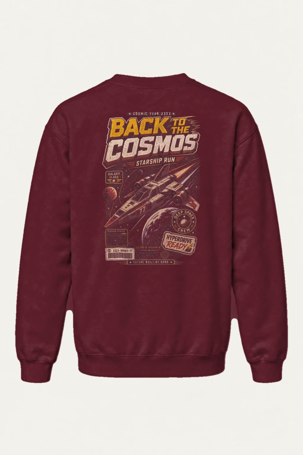 "Back To The Future Ready" Heavy Blend Unisex Crewneck Sweatshirt | Gildan 18000