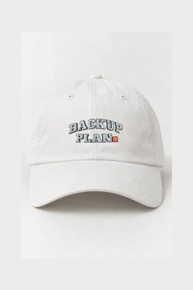 “Backup Plan” Classic Dad Hat · Embroidered | Yupoong 6245CM