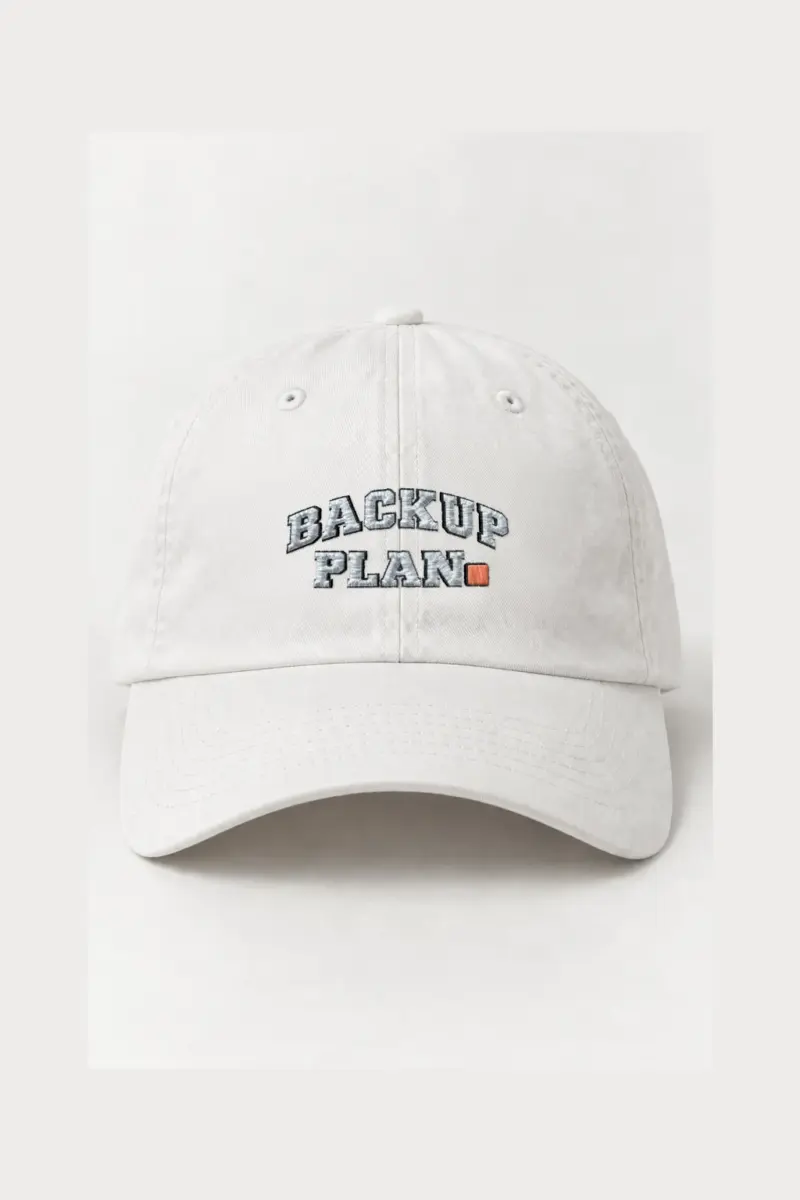"Backup Plan" Classic Dad Hat · Embroidered | Yupoong 6245CM