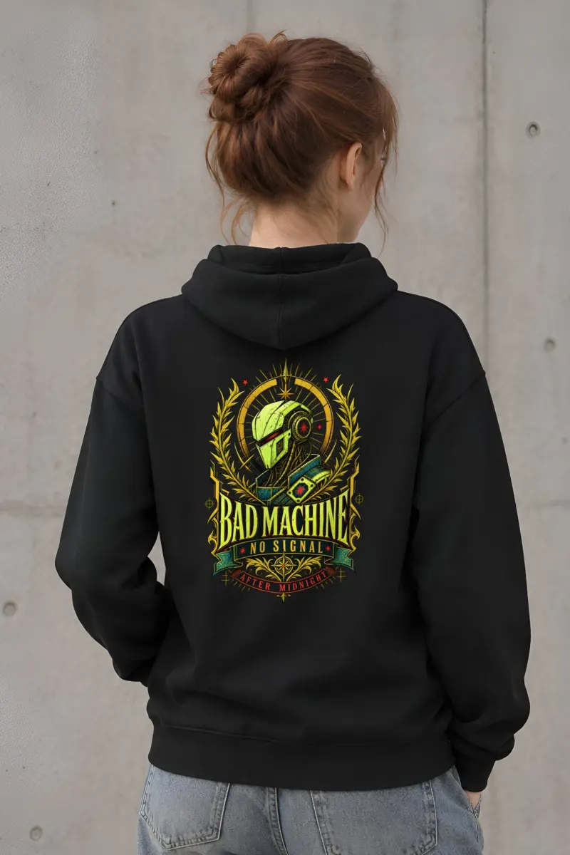 "Bad Machine" Heavy Blend Unisex Pullover Hoodie