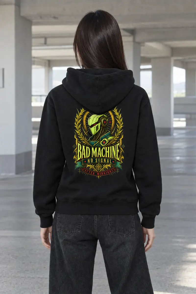 "Bad Machine" Heavy Blend Unisex Pullover Hoodie