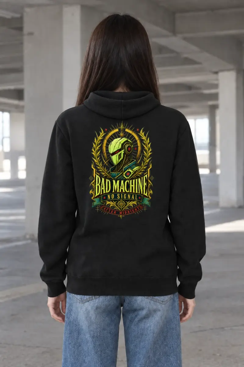 "Bad Machine" Heavy Blend Unisex Pullover Hoodie