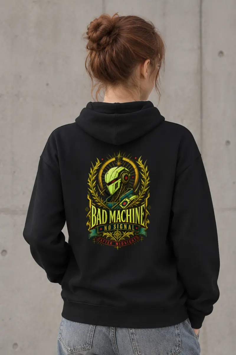 "Bad Machine" Heavy Blend Unisex Pullover Hoodie