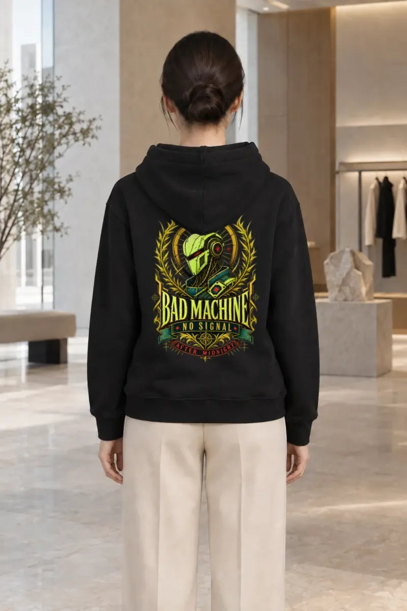 "Bad Machine" Heavy Blend Unisex Pullover Hoodie | Gildan 18500