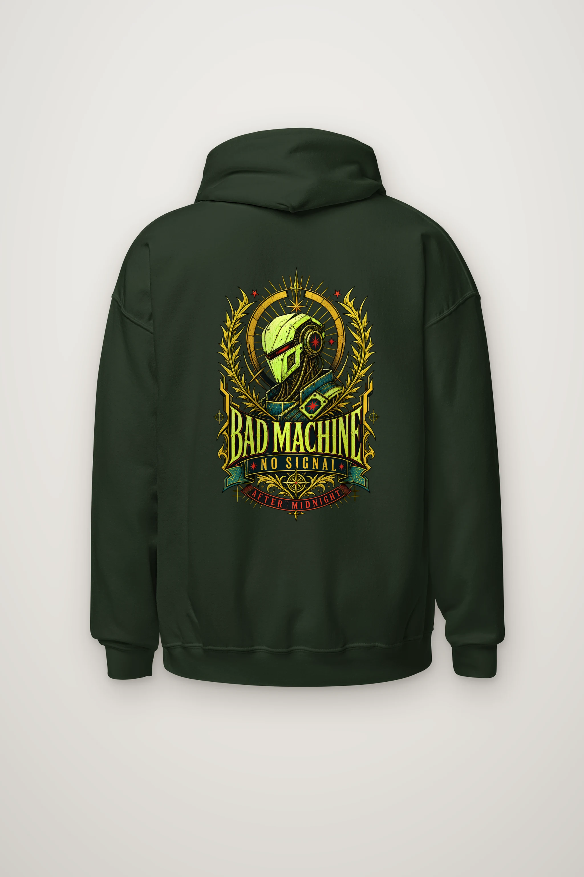 "Bad Machine" Heavy Blend Unisex Pullover Hoodie