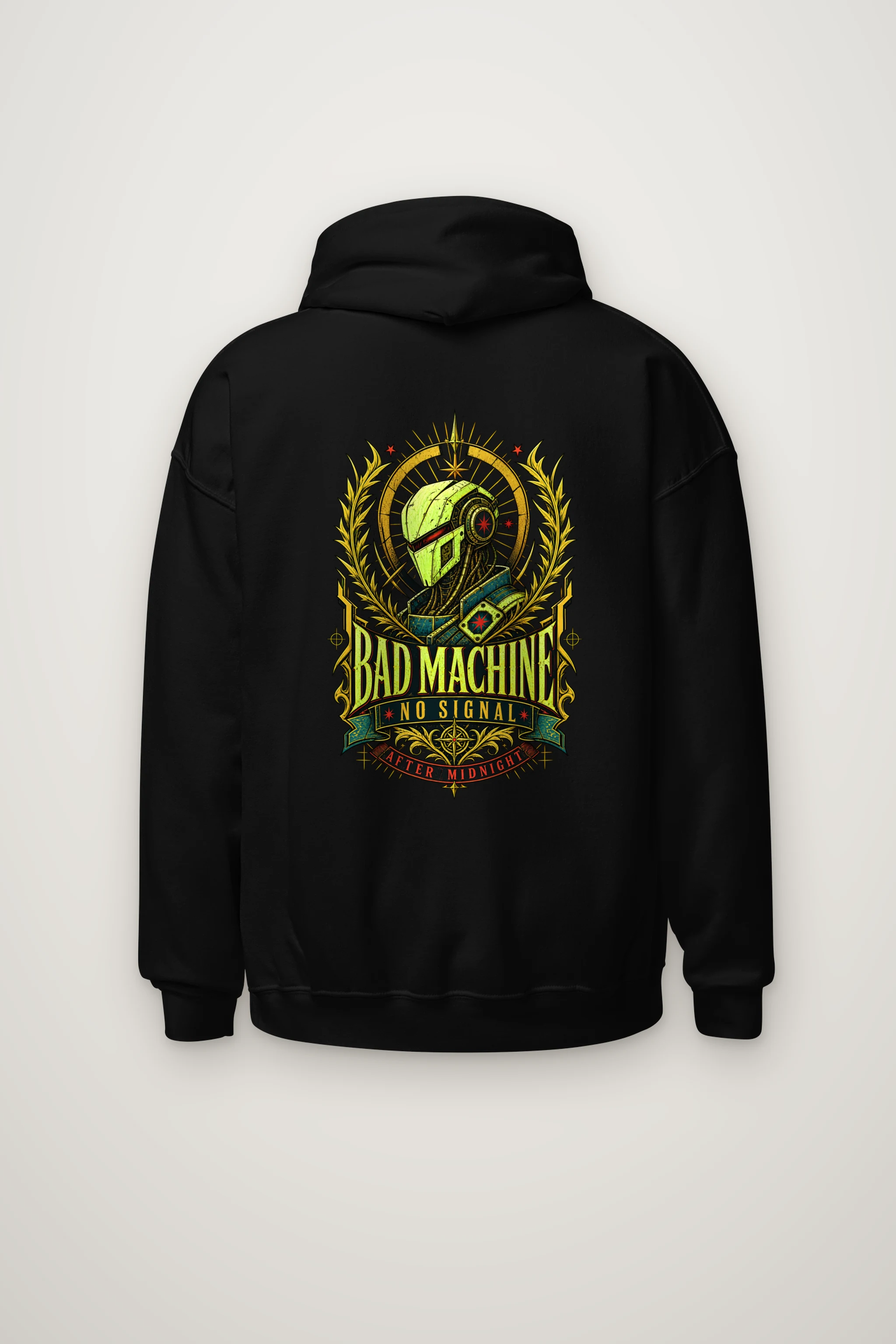 "Bad Machine" Heavy Blend Unisex Pullover Hoodie