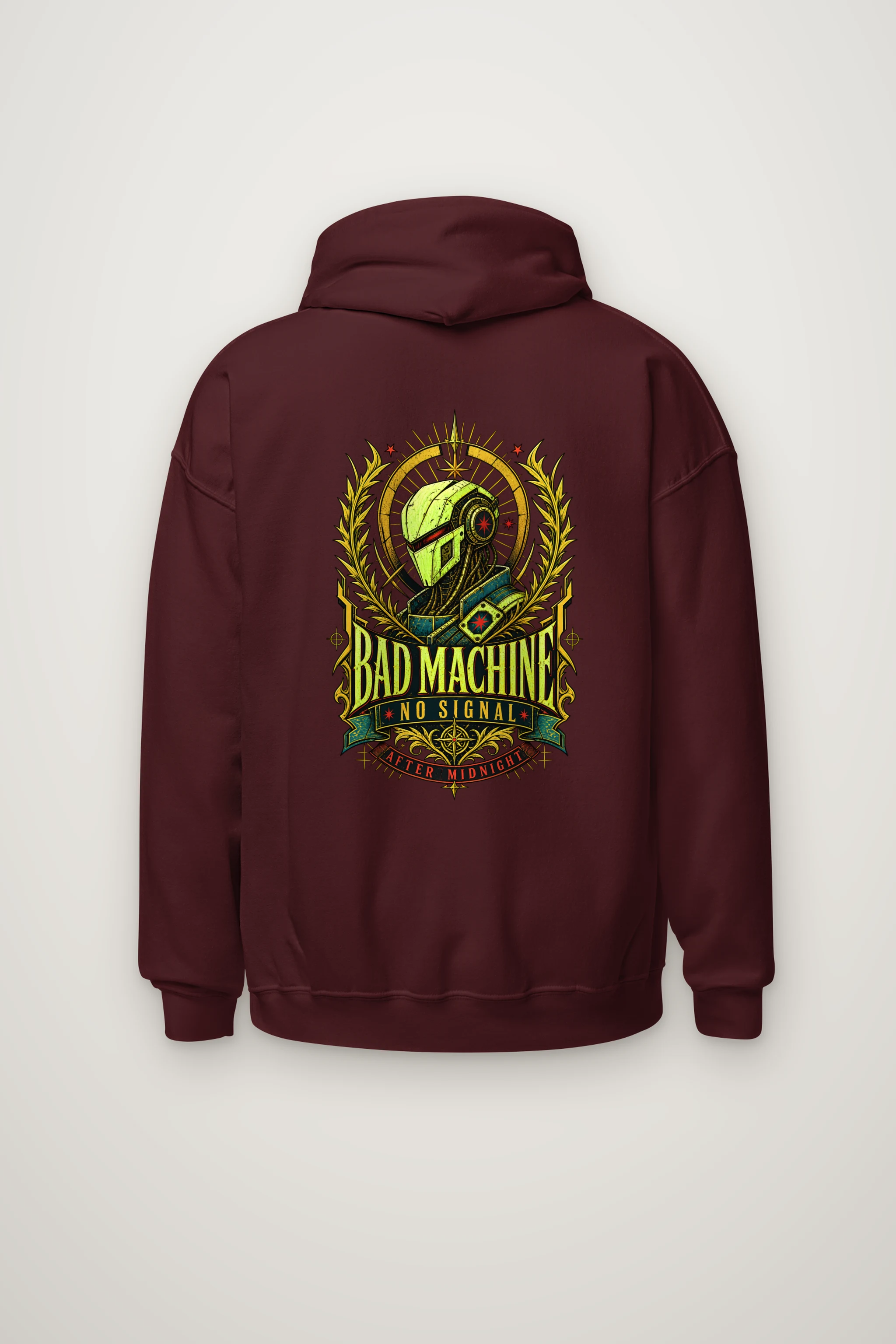 "Bad Machine" Heavy Blend Unisex Pullover Hoodie