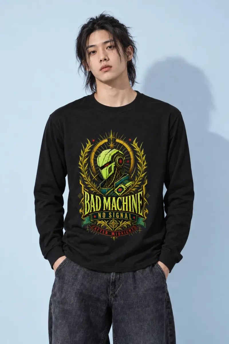 "Bad Machine" Unisex Longsleeve T-shirt