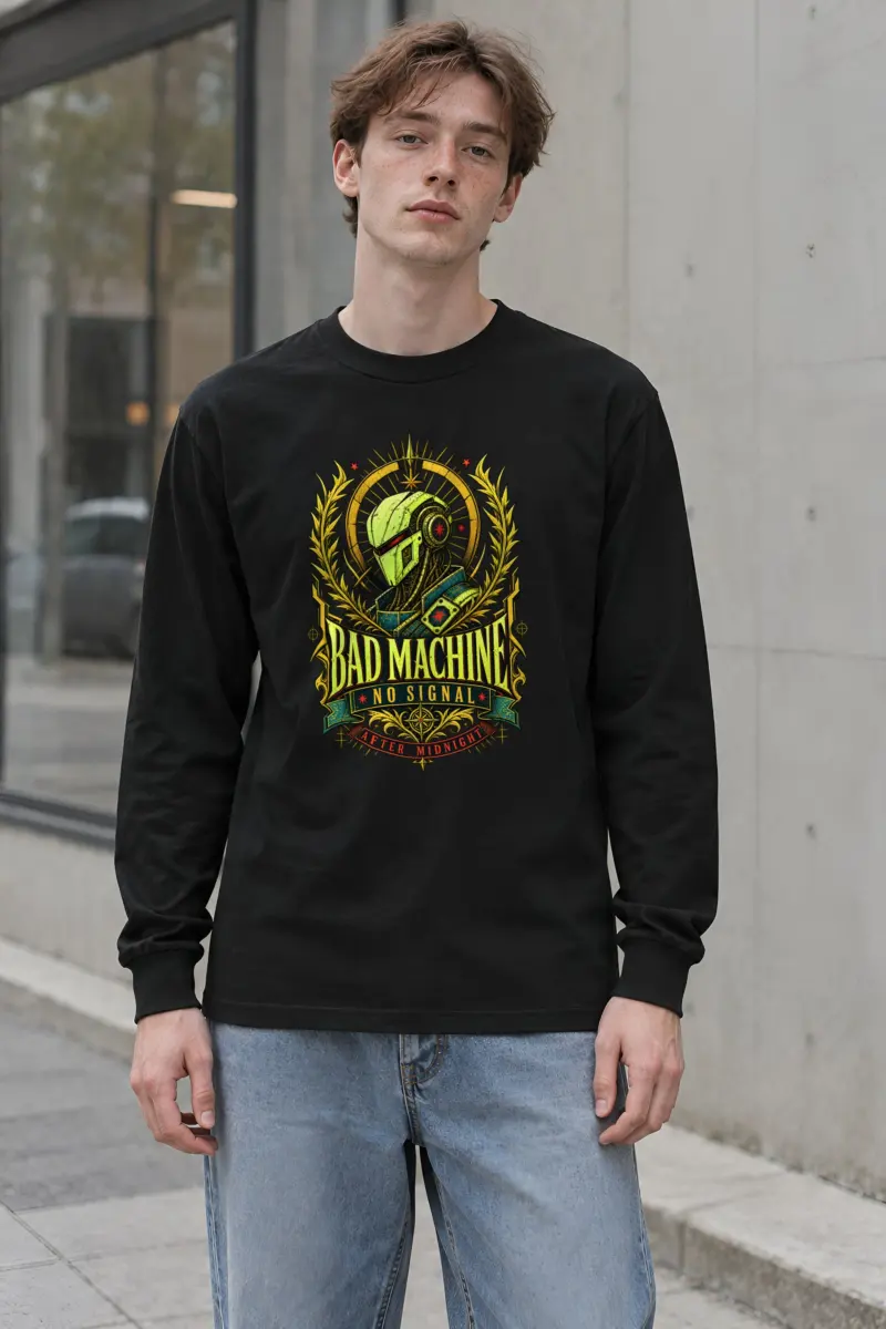 "Bad Machine" Unisex Longsleeve T-shirt