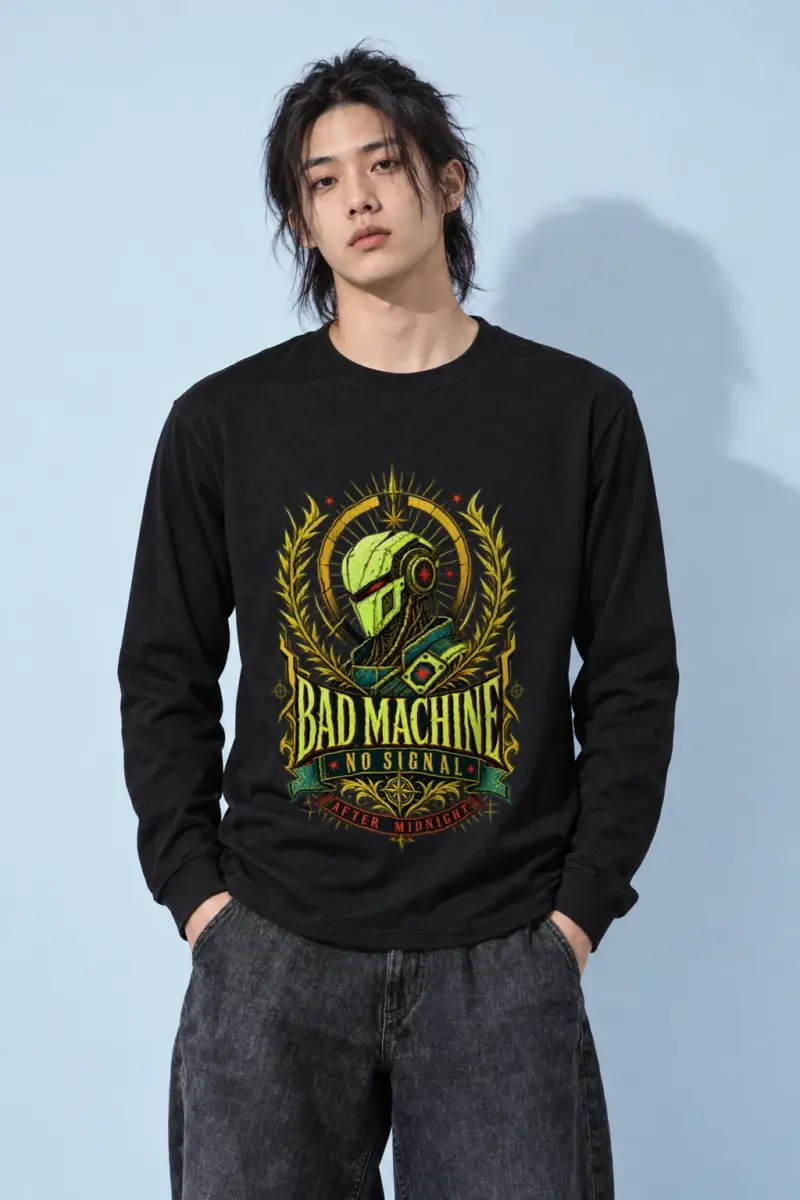 "Bad Machine" Unisex Longsleeve T-shirt