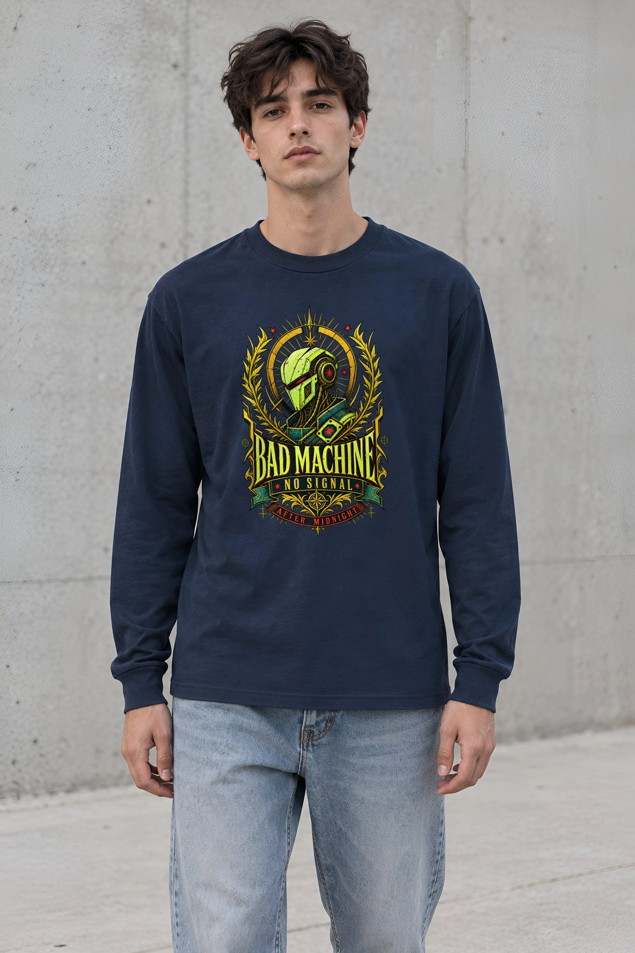 "Bad Machine" Unisex Longsleeve T-shirt