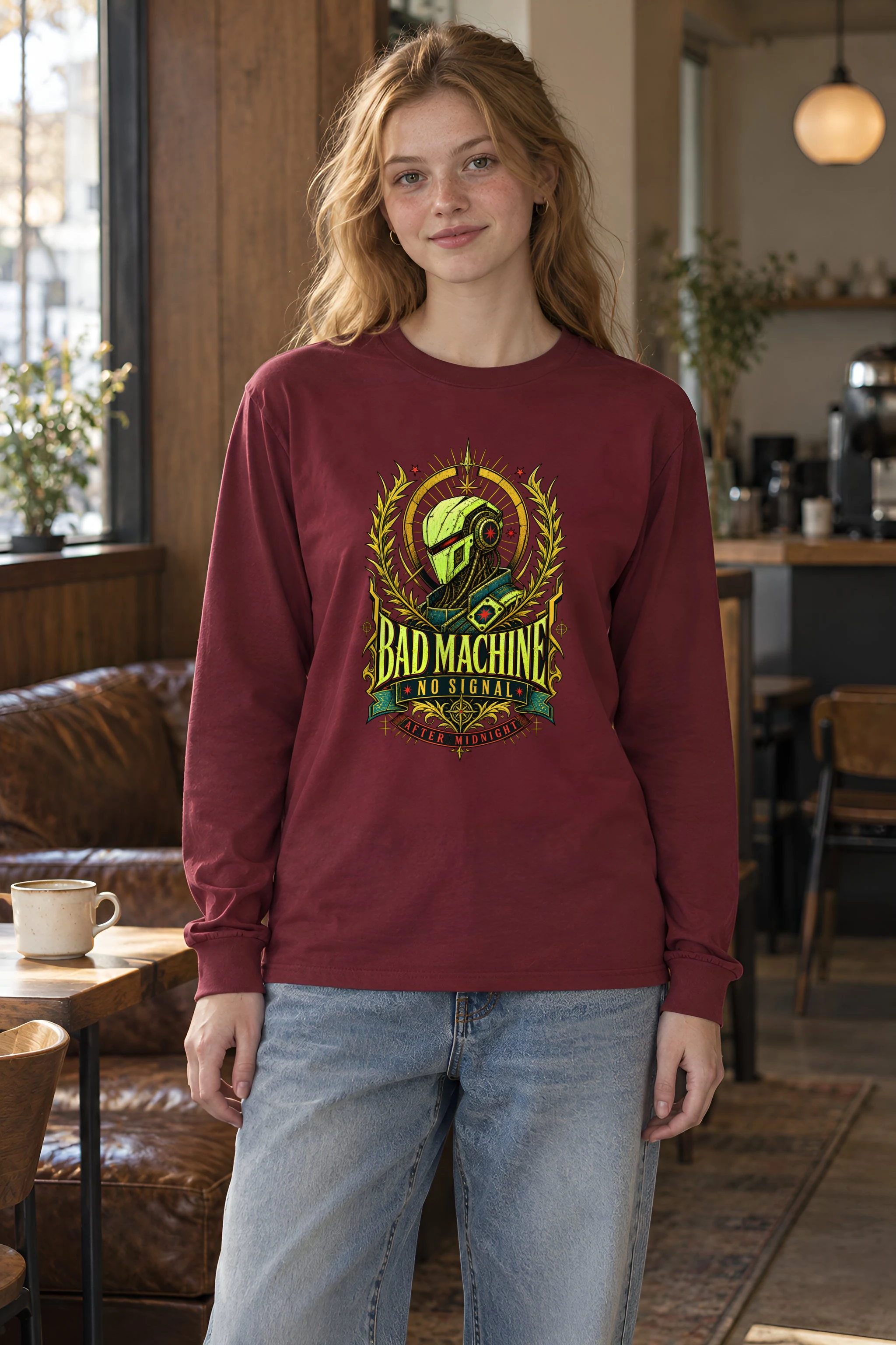 "Bad Machine" Unisex Longsleeve T-shirt