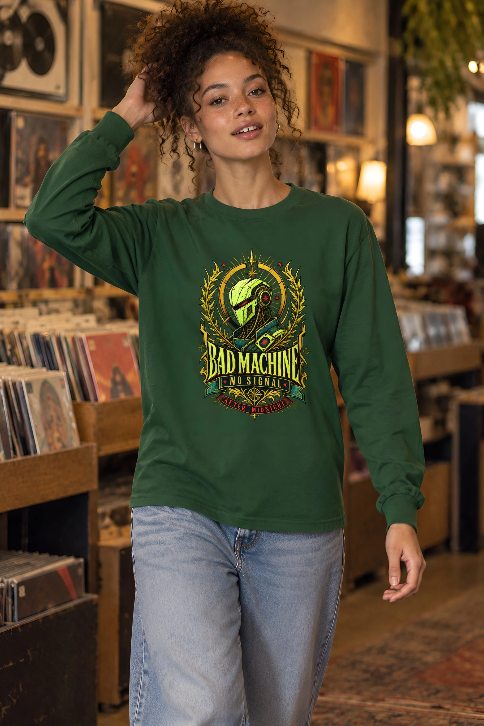 "Bad Machine" Unisex Longsleeve T-shirt