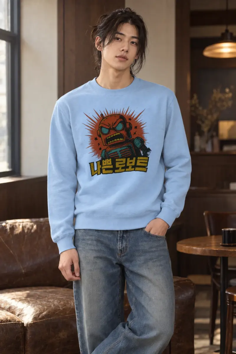 "Bad Robot" Heavy Blend Unisex Crewneck Sweatshirt