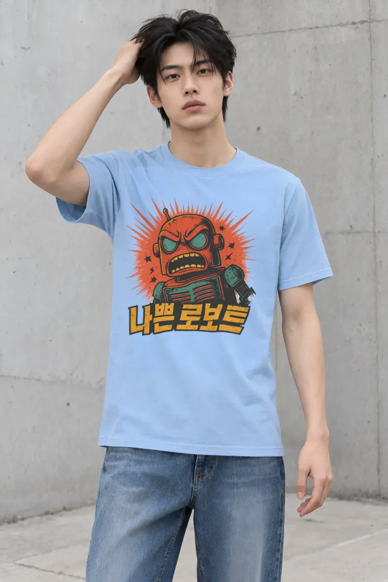 "Bad Robot" Heavyweight Unisex Crewneck T-shirt