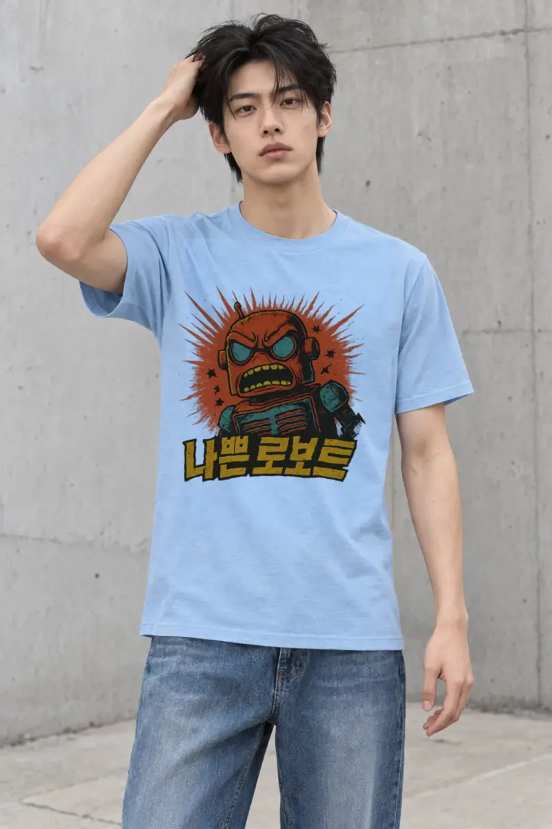 "Bad Robot" Heavyweight Unisex Crewneck T-shirt