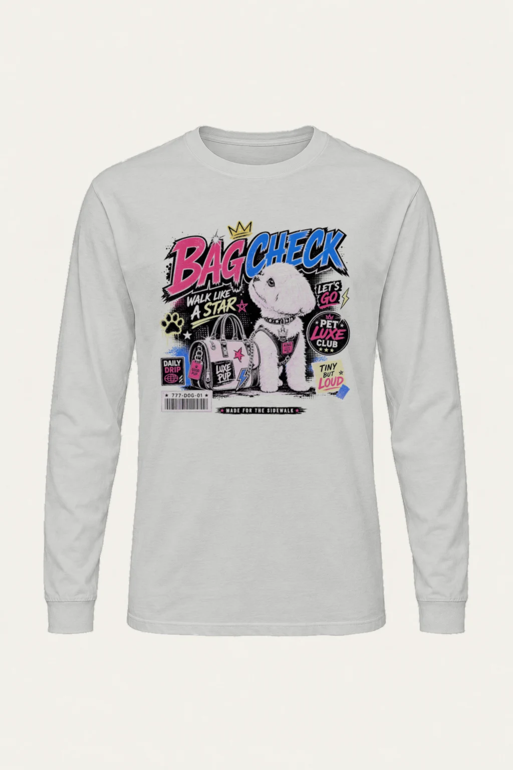 "Bag Check" Unisex Longsleeve T-shirt | Gildan 2400