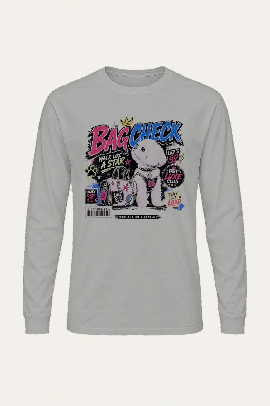 "Bag Check" Unisex Longsleeve T-shirt | Gildan 2400