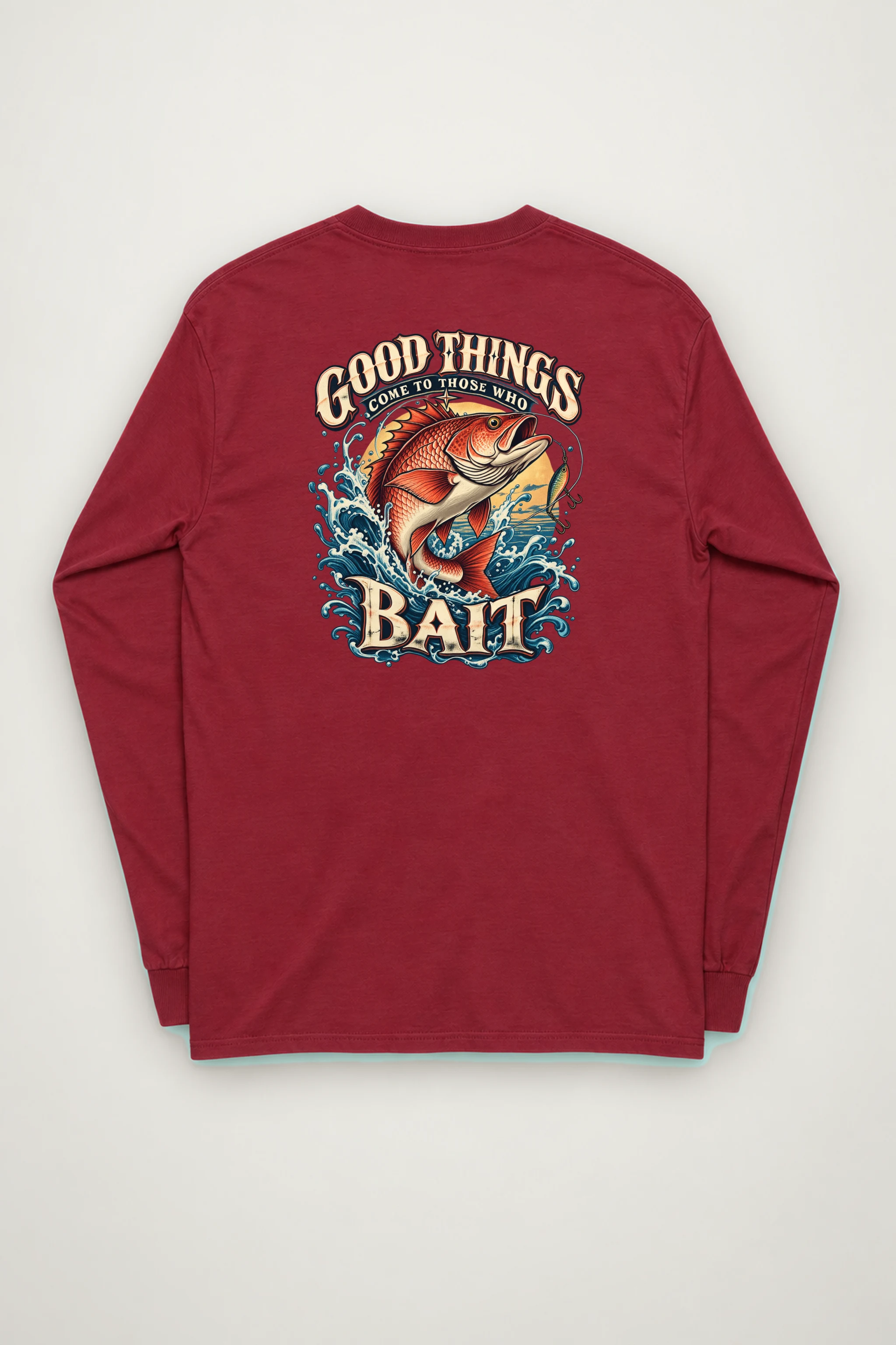 "Bait Brings Good Things" Unisex Longsleeve T-shirt