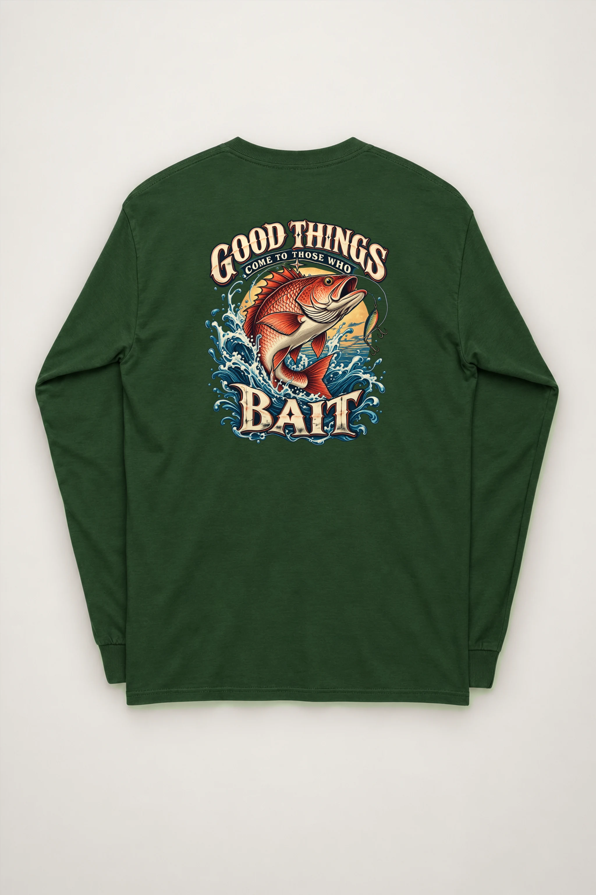 "Bait Brings Good Things" Unisex Longsleeve T-shirt