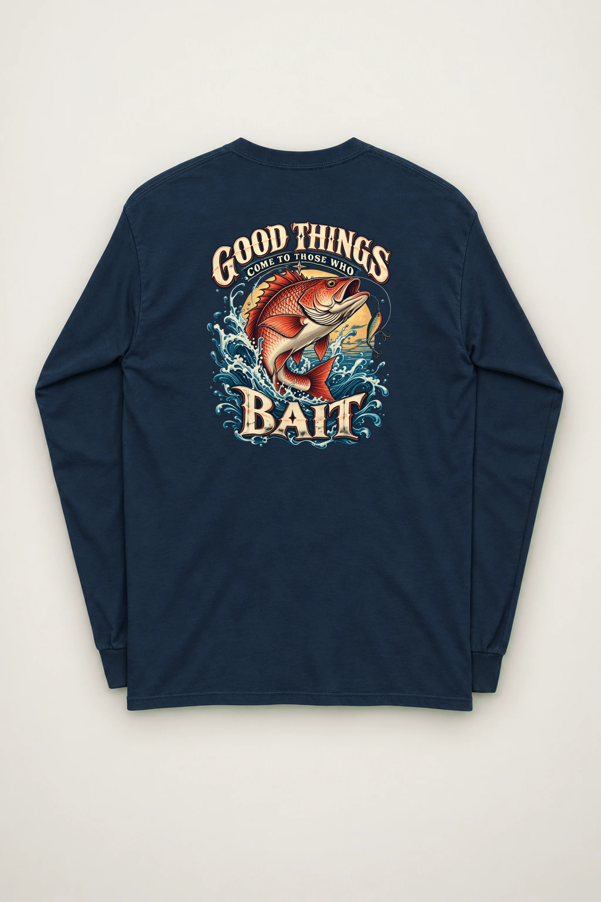 "Bait Brings Good Things" Unisex Longsleeve T-shirt