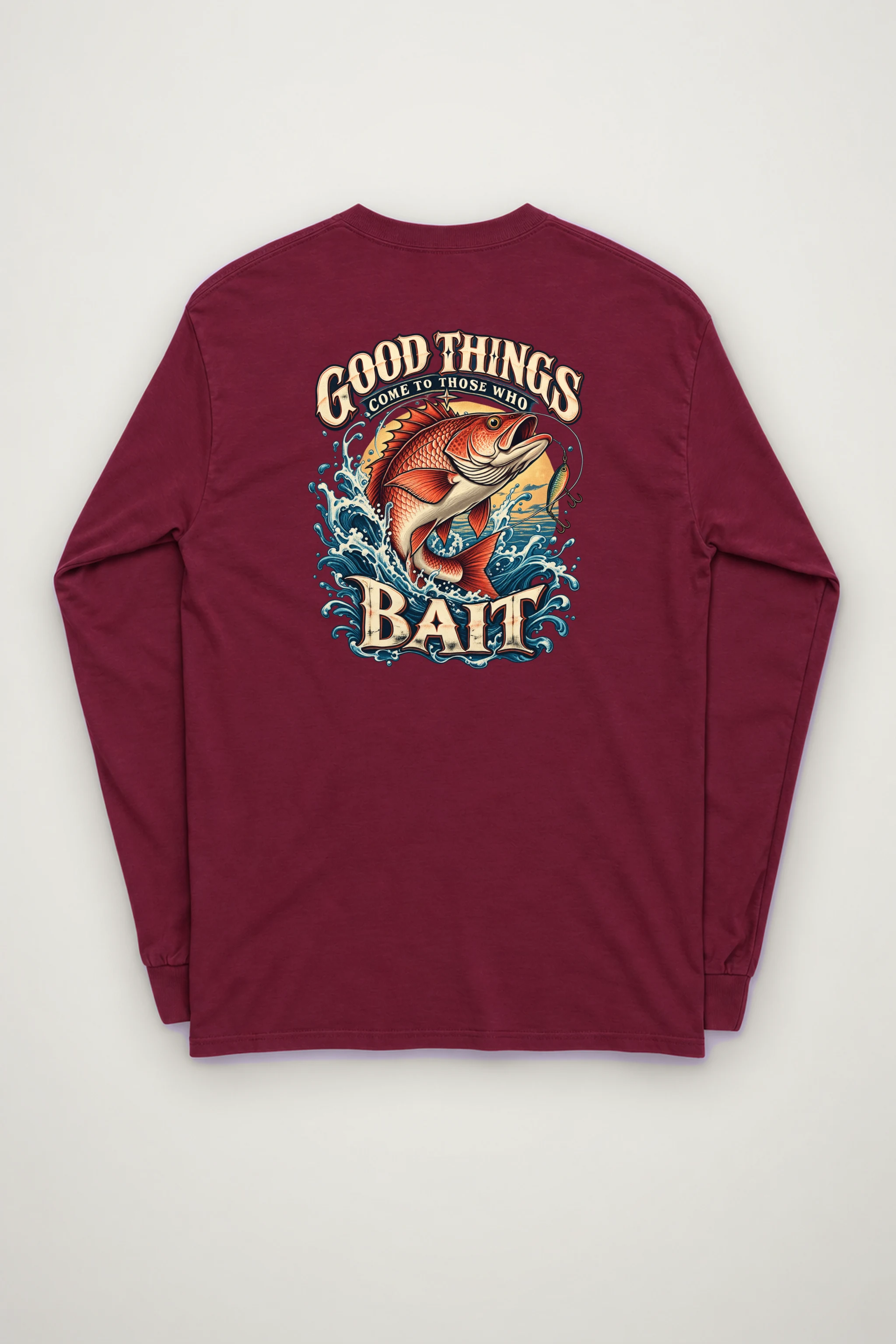 "Bait Brings Good Things" Unisex Longsleeve T-shirt
