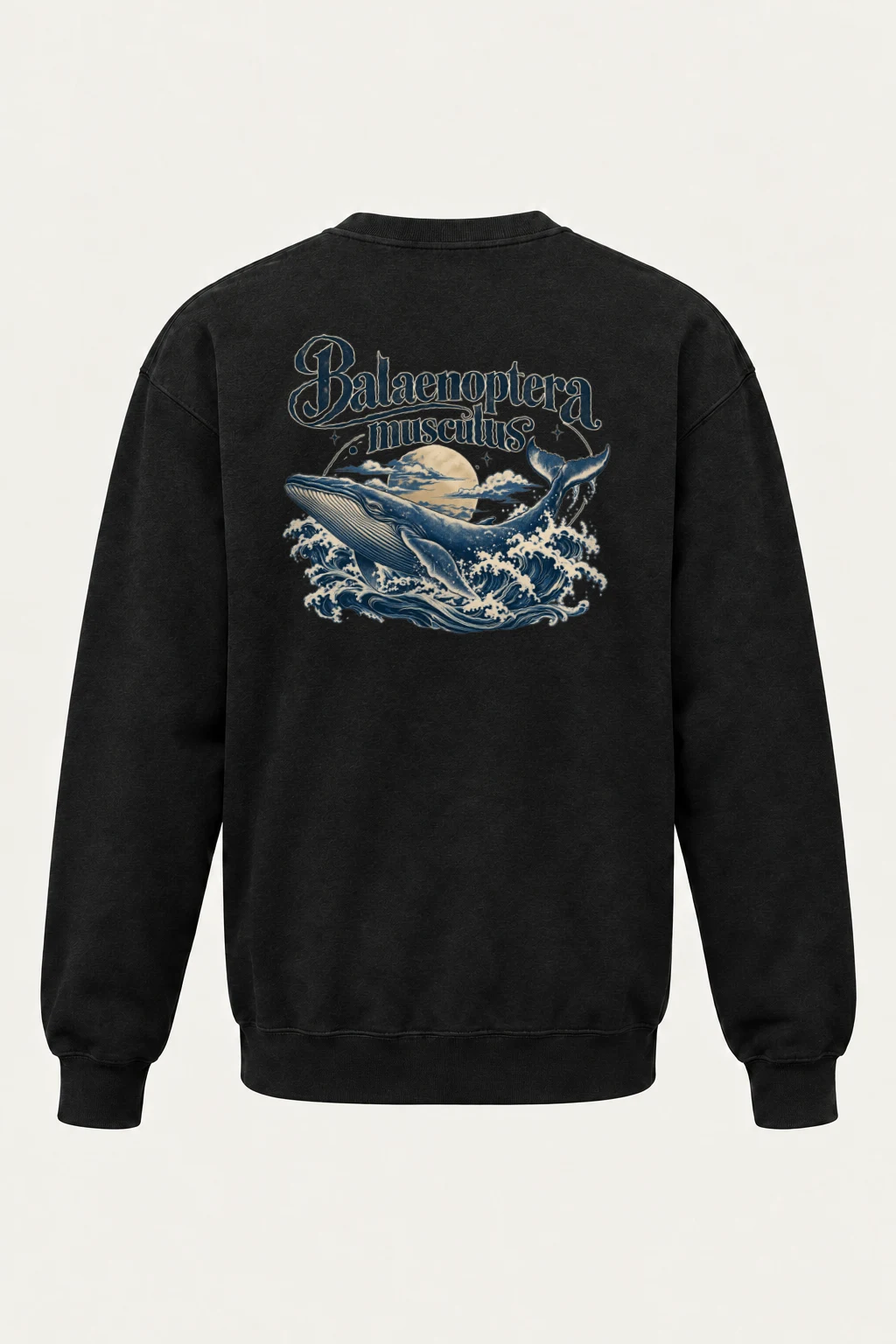 "Balaenoptera Musculus" Heavy Blend Unisex Crewneck Sweatshirt | Gildan 18000