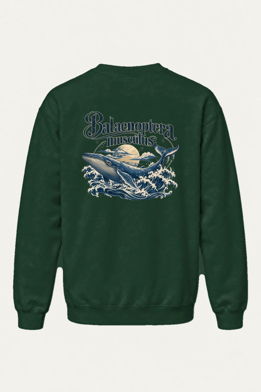 "Balaenoptera Musculus" Heavy Blend Unisex Crewneck Sweatshirt | Gildan 18000