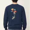 "Balloon Planet Astronaut" Heavy Blend Unisex Crewneck Sweatshirt