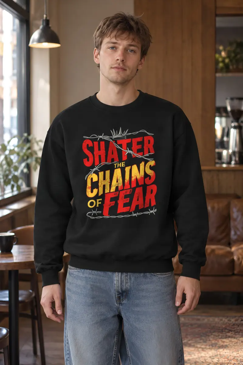"Barbed Wire Crown" Heavy Blend Unisex Crewneck Sweatshirt