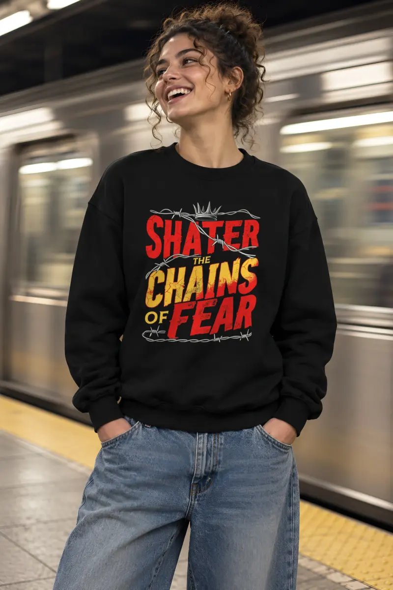 "Barbed Wire Crown" Heavy Blend Unisex Crewneck Sweatshirt