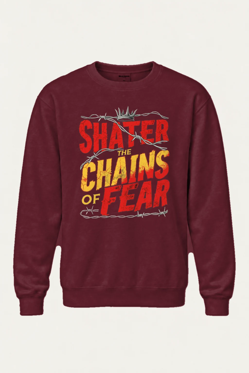 "Barbed Wire Crown" Heavy Blend Unisex Crewneck Sweatshirt