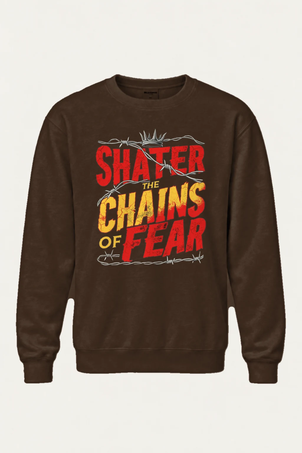 "Barbed Wire Crown" Heavy Blend Unisex Crewneck Sweatshirt