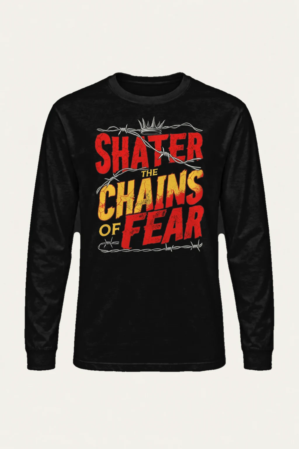 "Barbed Wire Crown" Unisex Longsleeve T-shirt